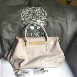 Vince Camuto leather grey bag